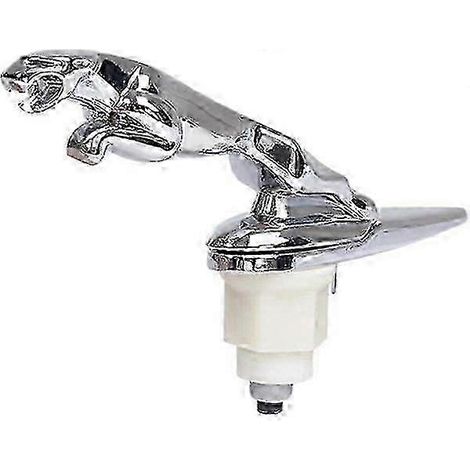 Emblème 3D Jaguar, logo de voiture, ornement de capot avant, housse de voiture chromée, marque Eagle, accessoires auto pour Jaguar XF XJ XE XK XKR XFL XJS E (1/5)
