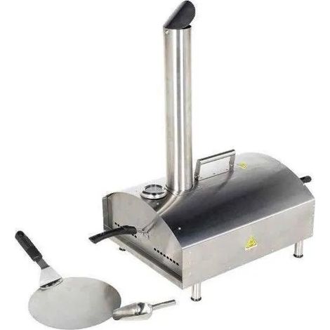Somagic Napoli horno de pizza acero inoxidable exterior