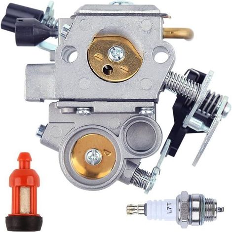 Carburettor Kit, Carburettor with Spark Plug, Fuel Filter for Stihl MS311, MS391, 1140 120 0601, WTE-9 Spare Parts Accessory (1/5)