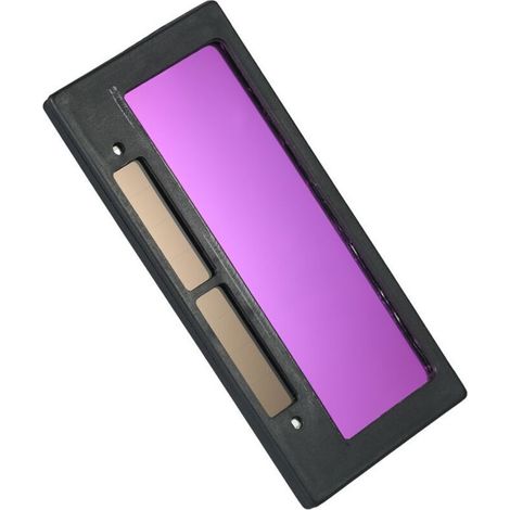 Lentille de casque de soudage à obscurcissement automatique solaire, teinte de lentille filtrante adaptée à toutes les fenêtres de casque de soudeur standard-Crezuo
