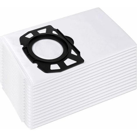 YMYNY - Paquete de 15 bolsas de tela no tejida para aspiradora Kärcher 2.863-006.0 KFI 487, bolsas de repuesto WD4, WD5, WD6, WD5P, WD6P Premium, MV4, MV5 y MV6. Bolsas de filtro para aspiradora en se (1/5)