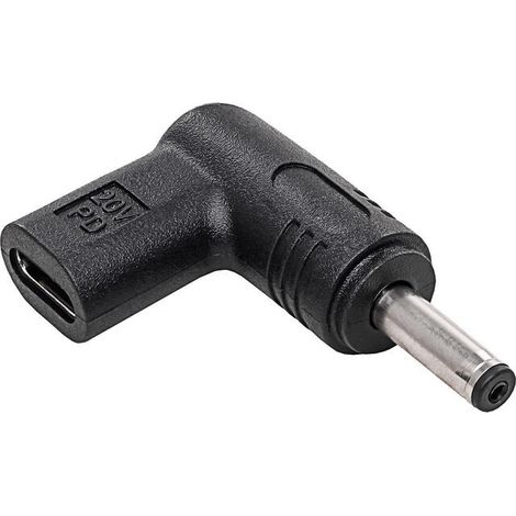 Adaptador USB-C / 4,0 x 1,35 mm para portátil AK-ND-C15, adaptador de suministro de energía de 100 W (1/3)