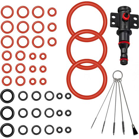 Automatic Coffee Machine Gaskets 45 Pieces and 5 Cleaning Kits for Coffee Machine, Accessories for Holder Valve, Steam Valve (1/5)