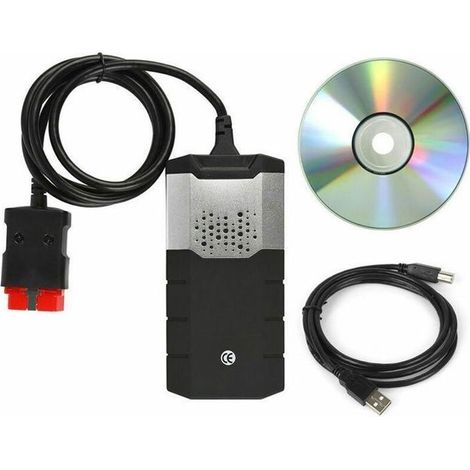 Vci Vd Ds150E Cdp Pro pour Delphis 2016.R0 avec Bluetooth Ds et Keygen Obd2 Outil de Diagnostic Activateur Scanner Noir (1/5)