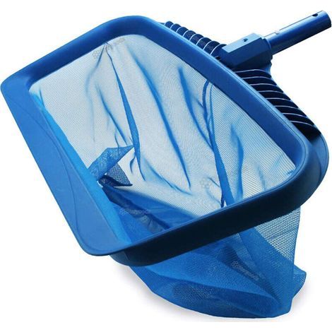 Épuisette de piscine professionnelle, outil de nettoyage robuste avec sac en maille de nylon fin et profond - Nettoyage rapide, bord de ramassage facile pour éliminer les débris (1/3)