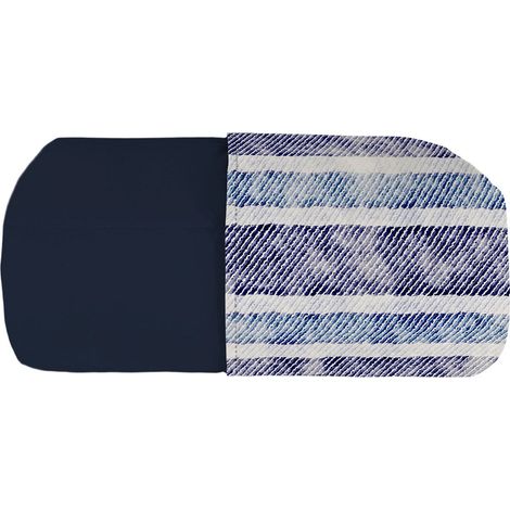 Trapuntino Estivo Matrimoniale in Microfibra 100 gr con Stampa Jeans Stripes Basic (1/3)