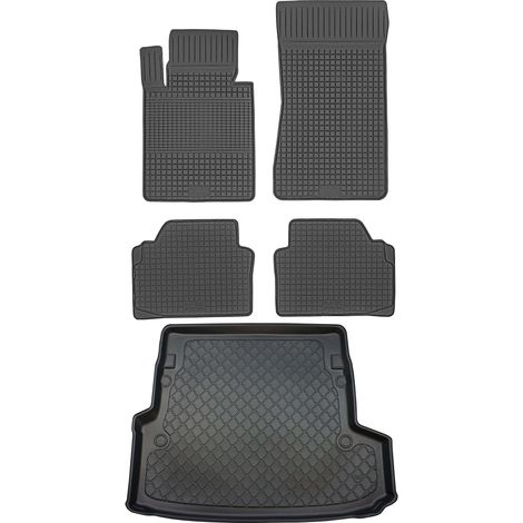 BMW Serie 3 F30 Familiar (12/2012-02/2019) - Juego de alfombrillas de goma para coche + alfombrilla para maletero. (1/5)