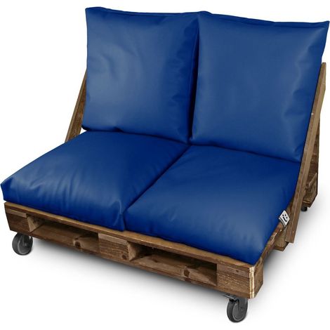 Cojí­n Multiusos Suelo o Respaldo o Asiento para Palets Exterior Azul Happers 60x60 (1 unidad) Azul