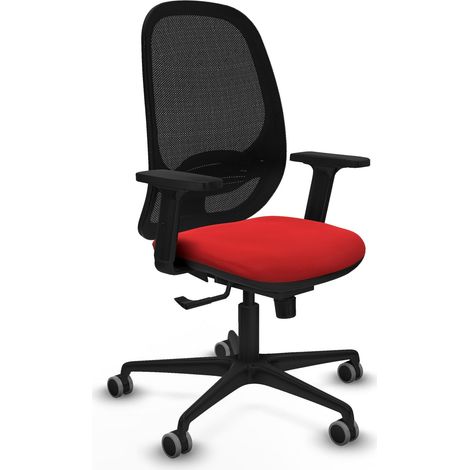 Sedia da ufficio piqueras y crespo Cilanco nero tessuto rete (1/2)