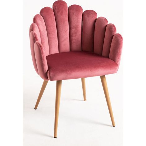 Sillas Comedor - Sillón Main Terciopelo - Rosa (1/5)
