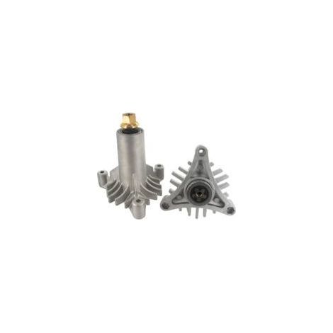 Palier de lame pour tracteur tondeuse – Fixation en étoile pentagonale – Hauteur 178 mm – Entraxe 123 mm – Compatible avec les largeurs de coupe de 92 à 107 cm – Modèle 532130794 (1/3)