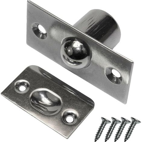 Verrou de porte de placard en bois invisible (1/2)