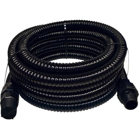 Güde – Tuyau d'aspiration pour pompe à eau – Longueur 7 mètres – Raccord fileté 1" IG (25 mm) – Pression max 4 bars