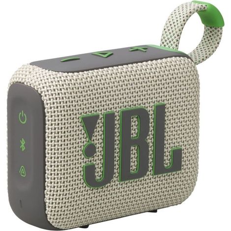 JBL GO 4, ultraportabler Bluetooth-Lautsprecher, JBL Pro Sound, kraftvoller Bass, 7 Stunden Akkulaufzeit, Playtime Boost-Funktion, IP67 wasser- und staubgeschützt, Sand