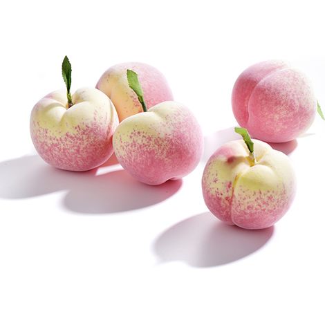 Lot de 5 pêches artificielles en mousse, modèle de pêche très réaliste, accessoire photo pour enfants. (1/4)