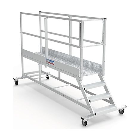 Plateforme roulante 4 marches - Hauteur max. de travail 2.80m - PTF254GD-P (1/5)