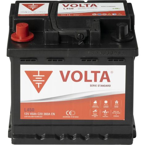 Batería de coche Volta STANDARD 12V 45AH 360A 207x175x190mm +Izq. (1/3)