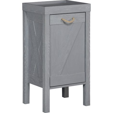 Colonna LUZIA L.40 x H.78 x P.35 cm frassino grigio
