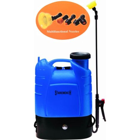 Irroratore/Spruzzatore/Pompa irroratrice a batteria ricaricabile 12V 16lt. a spalla/zaino - Mod. B