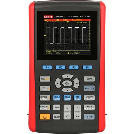 Oscilloscope numérique 25 Mhz 1 canal Oscilloscope portable Uini-t Utd1025cl