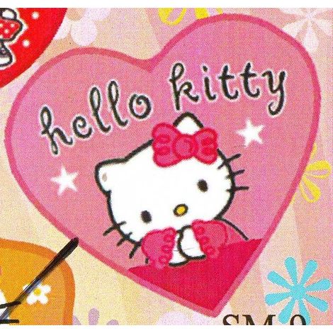 Tappeto camera hello kitty 86x94cm cuore