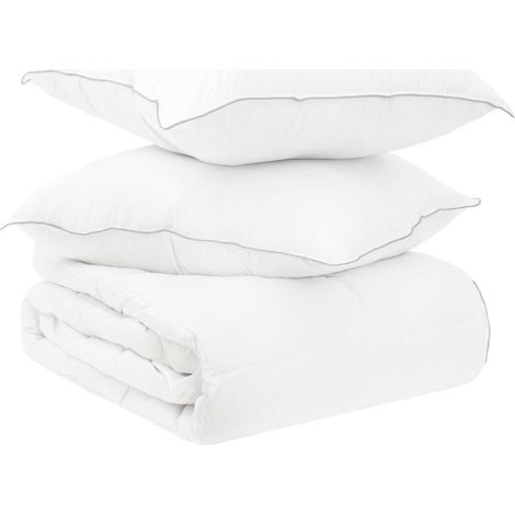 Parure de lit 3 pièces bambou 260x220 cm 1030 g matelassée hiver (1/5)