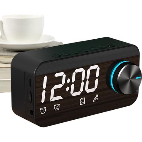 Réveil Intelligent Contrôle du Volume par Toucher Tactile Radio Réveil Sans Fil pour Chambre à Coucher, Salon, Chambre pour , Bureau, Table de Chevet, Table, (1/5)