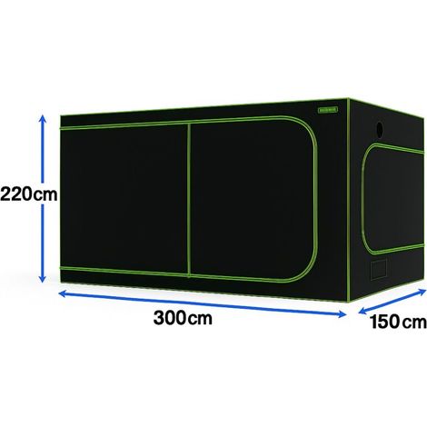 Dark Box Grow Zelt 300x150x220 cm XXL - Indoor Growbox (1/5)
