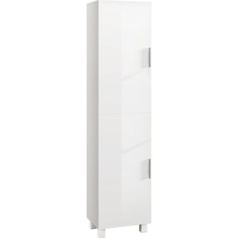 Freestanding Tall Bathroom Cabinet with Adjustable Shelves and Double Doors for Enhanced Storage Solutions (1/5)