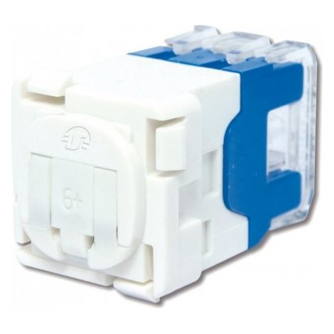 Connecteur reseau RJ45 CAT6 UTP sans obturateur blanc (à l'unité) pour cable reseau SCHNEIDER VDIB17756UWE