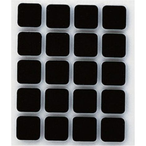 SPUGNA ANTISCIVOLO ADESIVA INOFIX 17X17MM CF 20 PZ