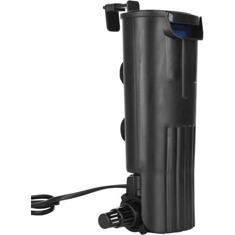 Pompe de filtre interne pour aquarium - Qiilu - silencieuse - mini haute puissance - filtre double face charbon actif (1/4)