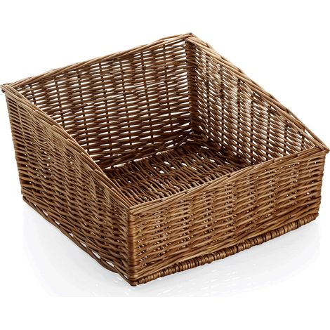 Panier à buffet 46 x 45 cm H 25/16,5 cm osier - Was Germany