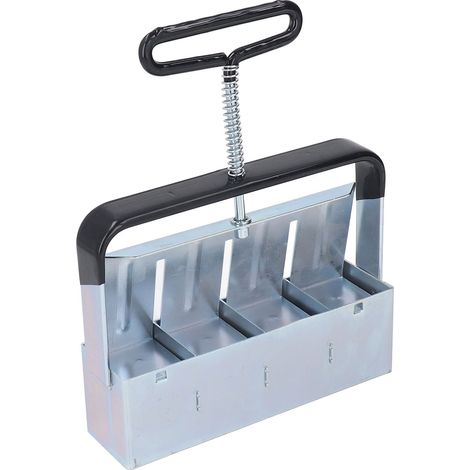Moule à blocs de terre manuel 4 x 2 pouces, mini moule portatif pour semis et boutures (1/5)