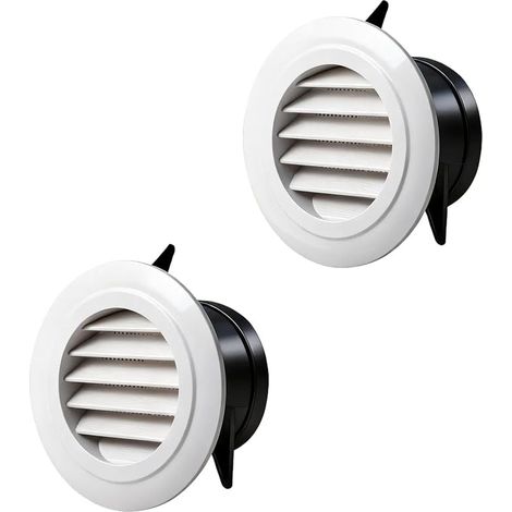 2 rejillas de ventilación, rejilla de escape de ABS (1/5)