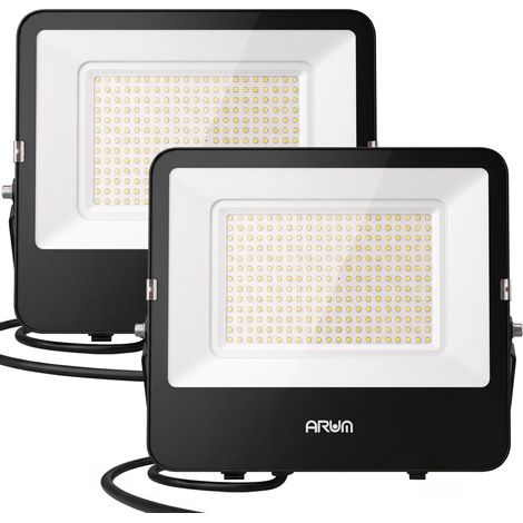 Set di 2 proiettori LED da esterno ARA PRO 22960 Lm IP65 Classe D da 200W Température de Couleur: 6000K bianco freddo (1/5)