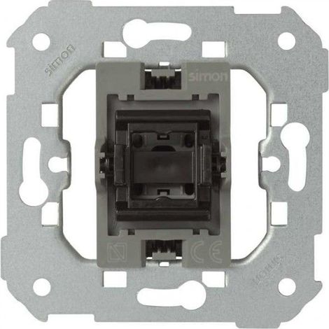 Interrupteur unipolaire Simon 82 (mécanisme) 10AX 250V, connexion rapide, 1 clic 7700101-039