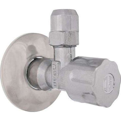Schlösser Eckventil Eckregulierventil ½“ AG selbstdichtend x 3/8“Quetschver. Ø10mm chrom 0071001550 (1/3)