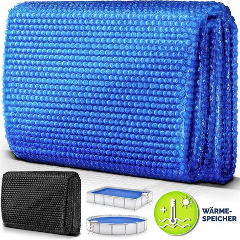 tillvex Pool Solarfolie Rechteckig 450x220 cm Solarplane Solarheizung Solarabdeckplane Poolheizung Wärmeplane (1/5)