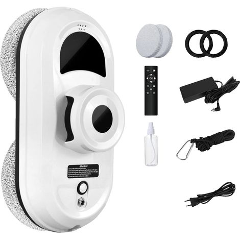 Robot limpiacristales, pulverización ultrasónica, potente succión, 5600 Pa, EU-a, Yes-a (1/2)