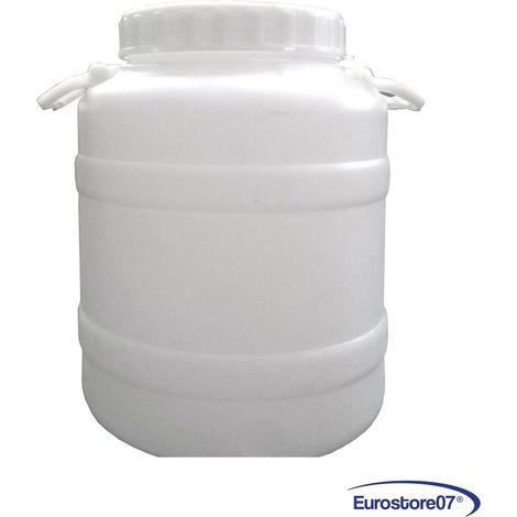 Fusto a bocca larghissima per alimenti  lt.25 - bocca ø cm.14 -   ø cm.27x53.5h. (1/4)