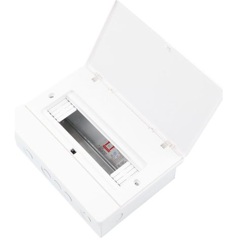 Boîte de protection de distribution à 12 voies encastrée avec rail de guidage pour maison, hôtel ou bureau (1/5)
