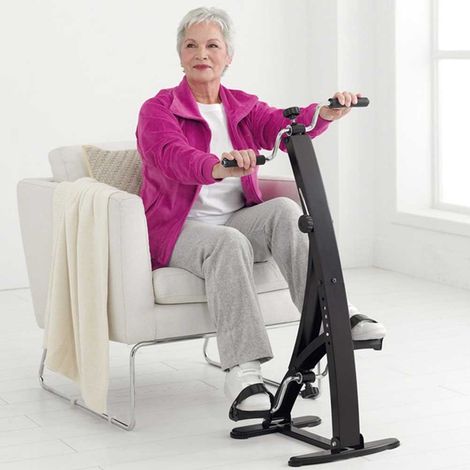 Pedaliera Riabilitazione Braccia Gambe Cyclette Dual Cycle Ginnastica Passiva (1/5)