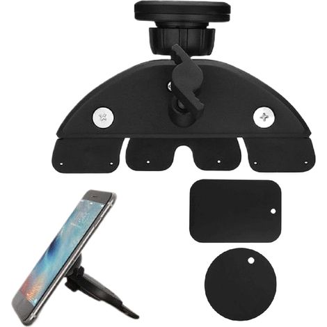 Support Téléphone Magnétique Voiture,Support Rotatif pour téléphone Portable  GPS Voiture  pour conducteurs Femmes Hommes trajets Quotidiens berlines camions SUV (1/5)