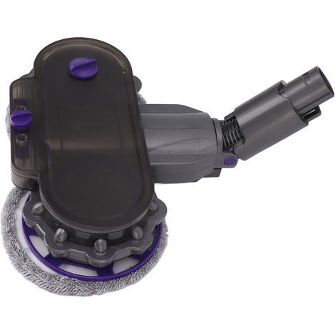 Accessoires pour balai à franges, tête de balai électrique, rotation à 180 degrés, comprenant des lingettes de nettoyage avec réservoir d'eau amovible pour V6 DC58 59 62 (1/4)