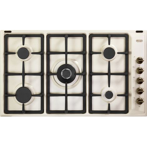 De’Longhi AVL 59 PRO piano cottura Beige Da incasso 90 cm Gas 5 Fornelli (1/2)