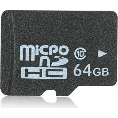 TF-Speicherkarte – 64 GB – Für Dashcam, Überwachungskamera, Smartphone, Tablet, Drohne, DSLR-Kamera – 1 Stück (1/5)