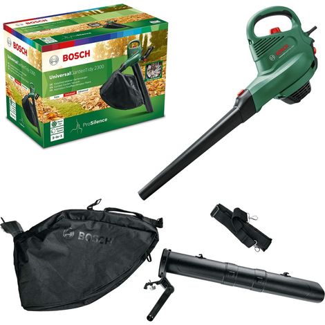 [NEUWERTIG] Bosch Gartensauger UniversalGardenTidy 2300 (2300 Watt, 45 l Fangsack, stufenlose Drehzahleinstellung, zum Blasen, Saugen und Häckseln von Laub)