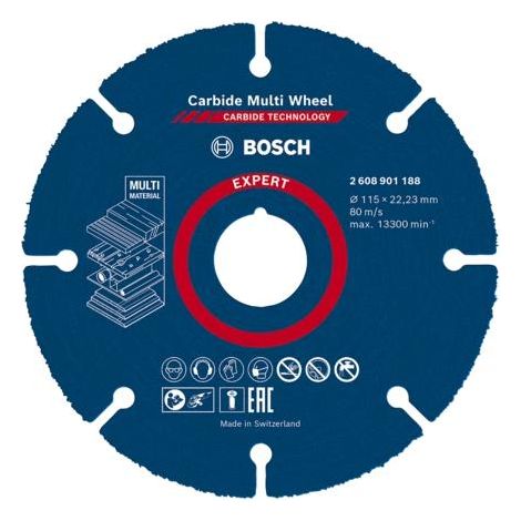 DISCO MULTIMATERIALE D.115mm PER SMERIGLIATRICI - 2608901188