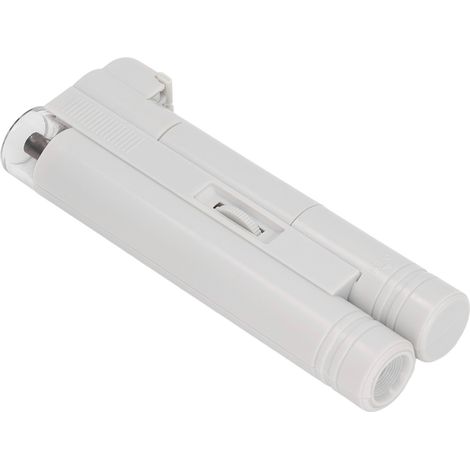 LED-beleuchtetes Taschenmikroskop, 150-fache Vergrößerung, Doppelrohrmikroskop, tragbares Handmikroskop mit Skala (1/5)